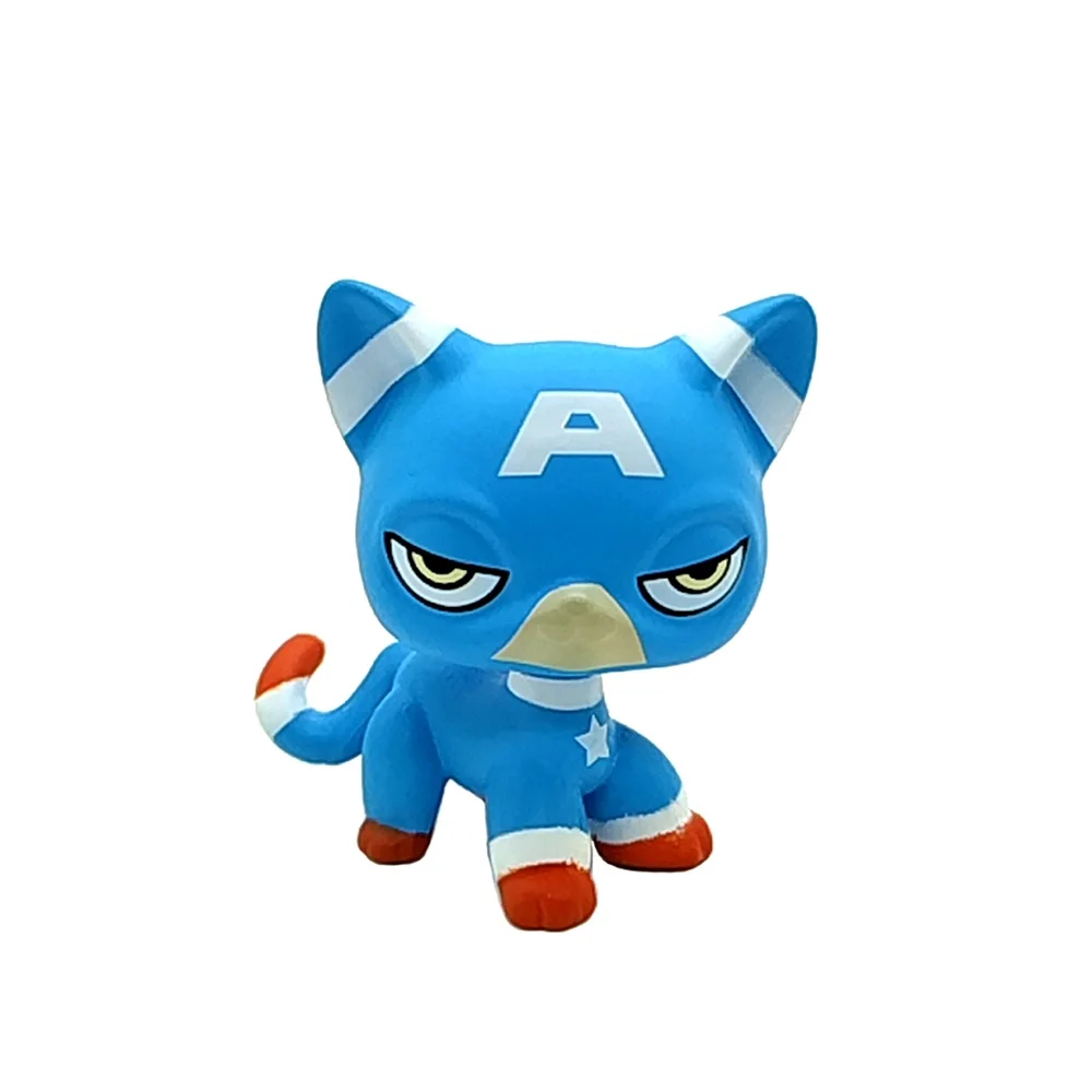 LPS Toys Rare Pet Shop Blue Cat Animals Figure Kid Gift