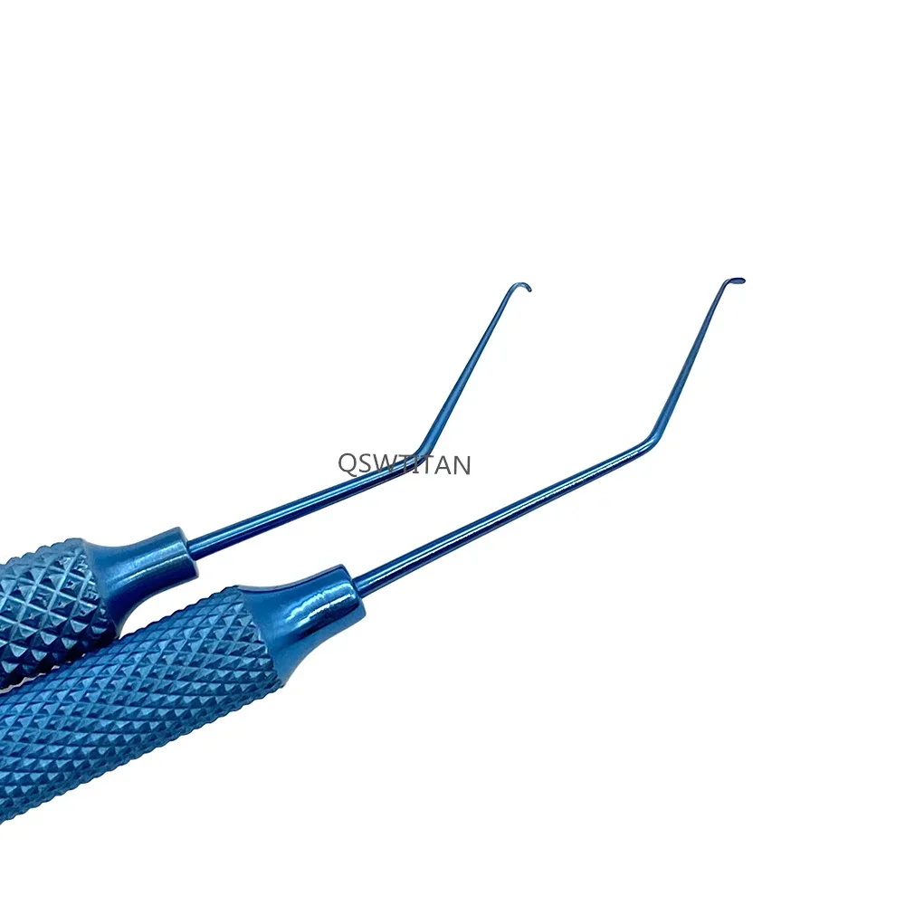 Phaco Chopper Hook Double Eyelid Surgical Kuglen Iris hook Titanium alloy Ophthalmic micro Surgery Instruments