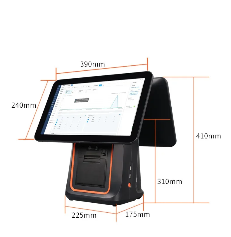 android 11 desktop core i3 i5 i7 windows 10 retail pos 15 inch 80mm printer electronic cash register with scanner