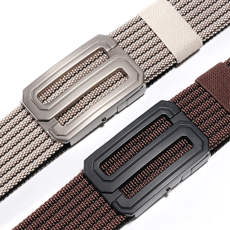 

New Canvas Belts Men's Fashion Versatile tactical Belt Student Youth Military Training cinto Designer S Letter cinturón hombre