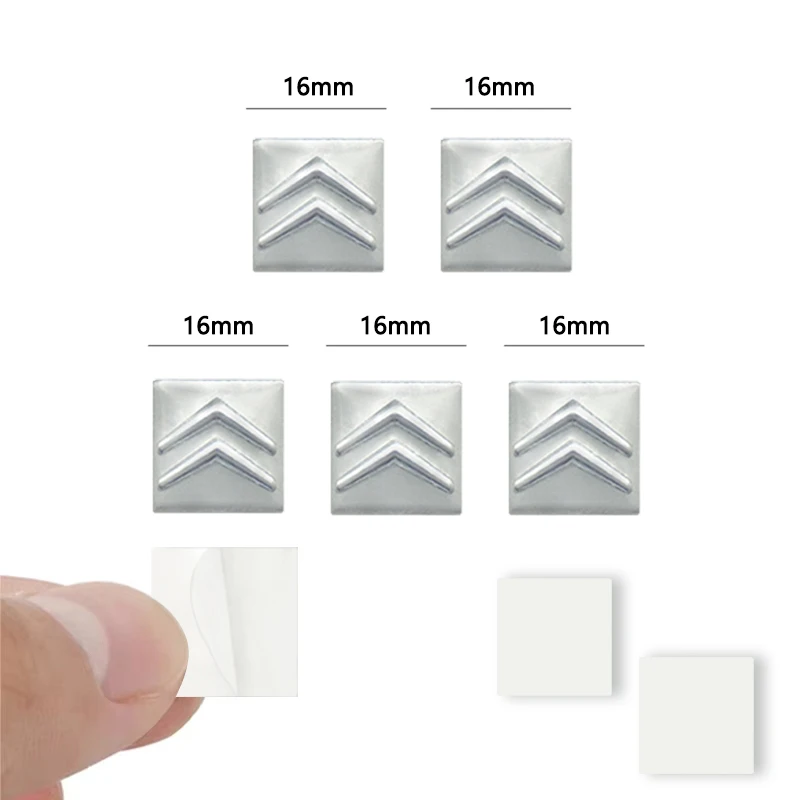 16 مللي متر مفتاح السيارة ملصق شعار لسيتروين C1 C2 C3 C4 C5 C6 C8 C4L DS3 DS4 DS5 LS DS6 جراند بيكاسو C-ELYSEE ثاب نيمو VTS