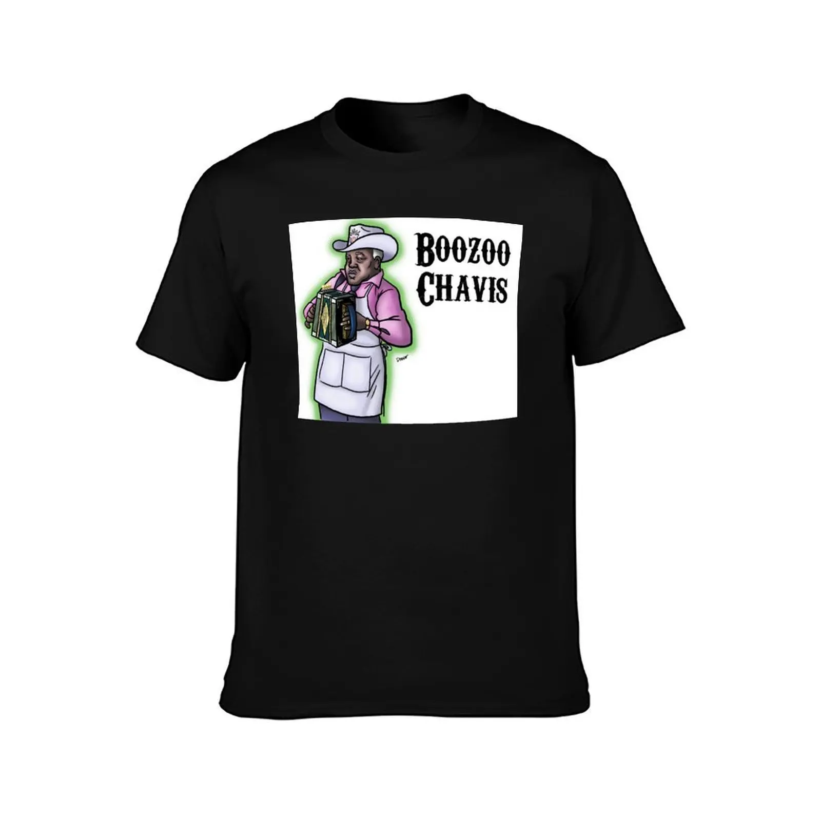 Boozoo Chavis T-Shirt, Summer Casual Cotton Tee, Oversized Streetwear Tops, Vintage Graphic Print, Loose Fit Short Sleeve