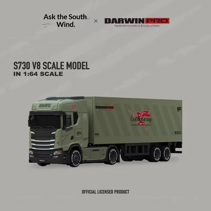 New In Stock Darwinpro X Wennanfeng 1:64 Full Scale Rc Drift Truck Remote Control Scale Model Collectible Vehicle For Hobbyists