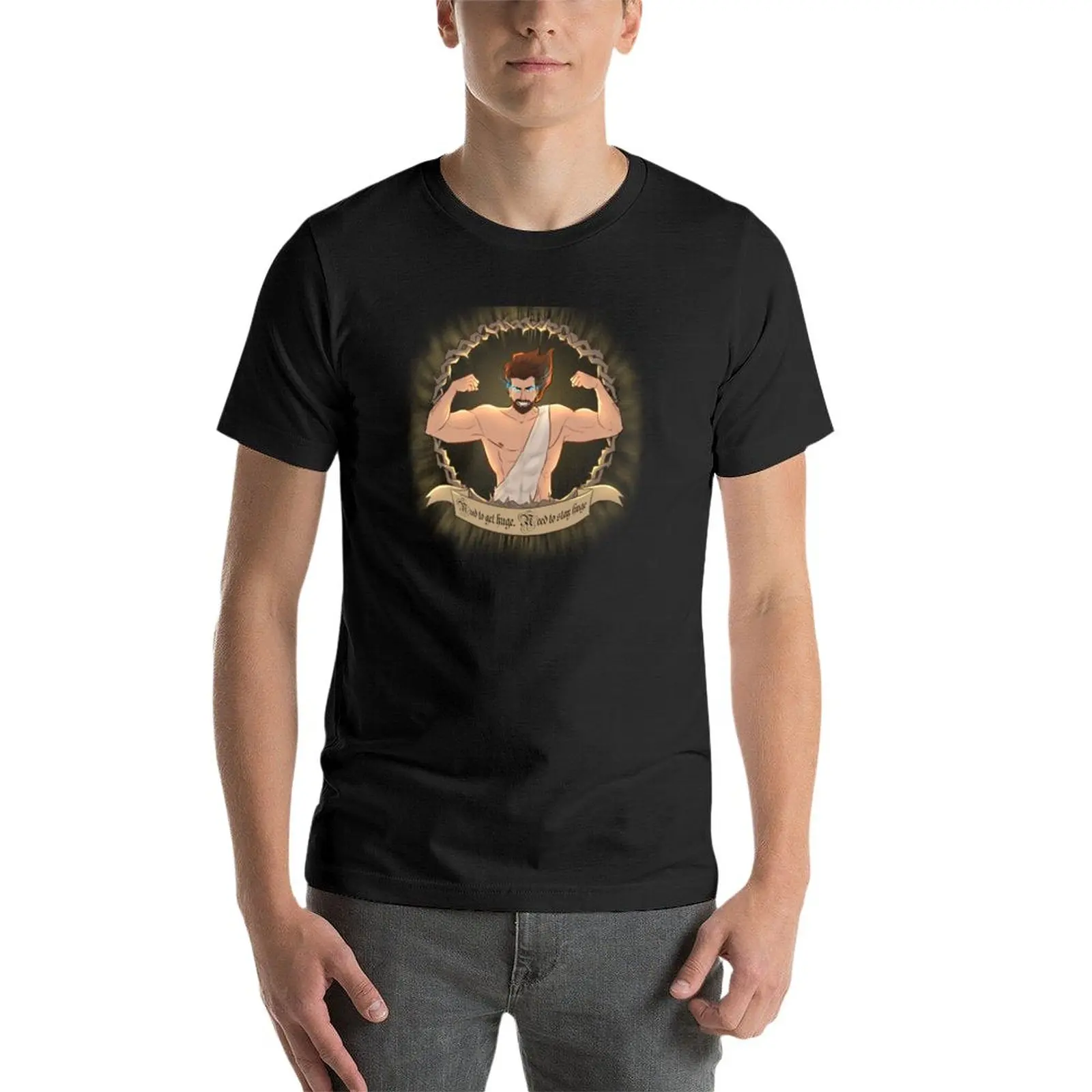 New Gym Jesus T-Shirt graphic t shirt graphic t shirts Men's t-shirt
