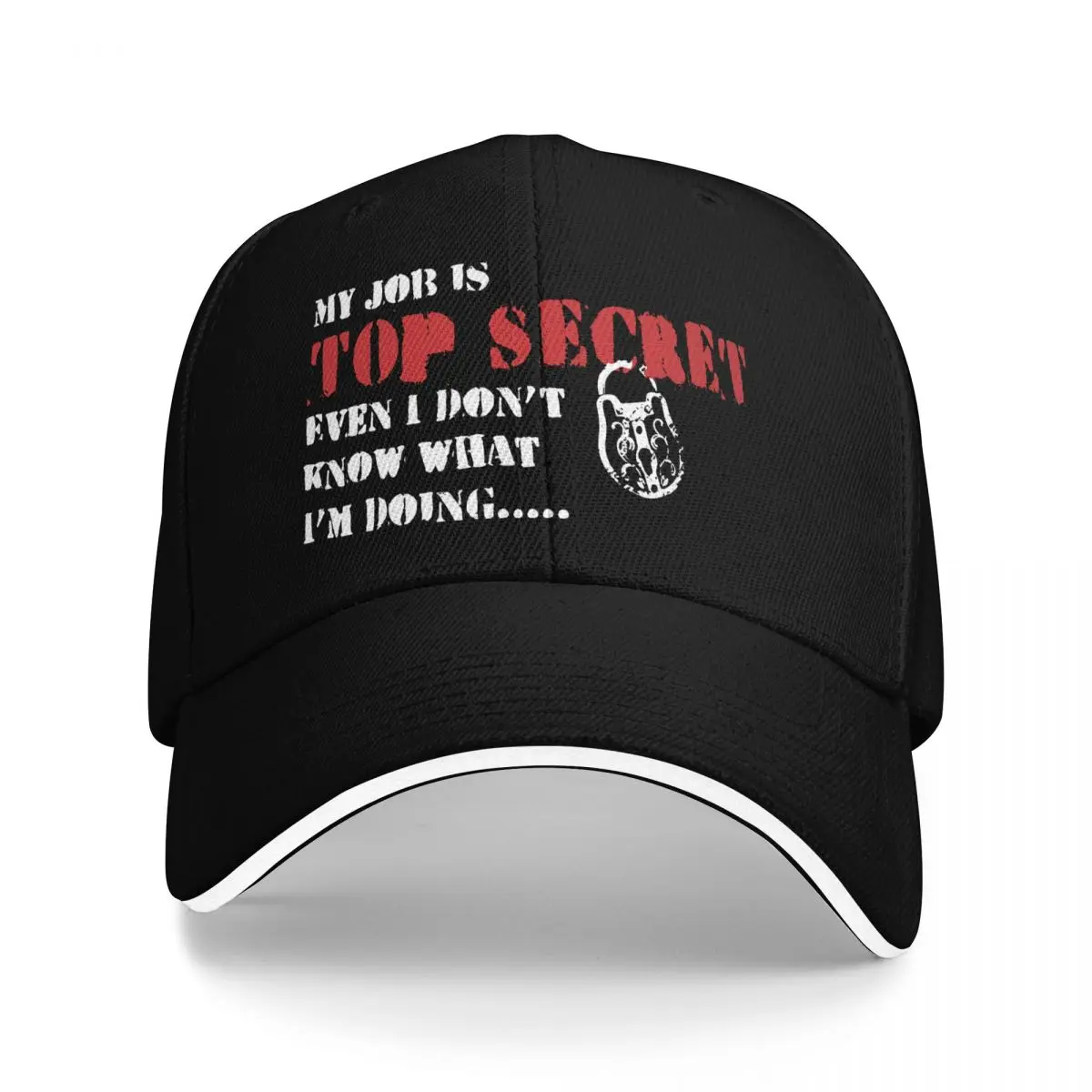 وظيفي هو سر حتى قبعة الشمس قبعة الذكور قبعة للنساء قبعة بيسبول الرجال رجل قبعة قبعة بيسبول