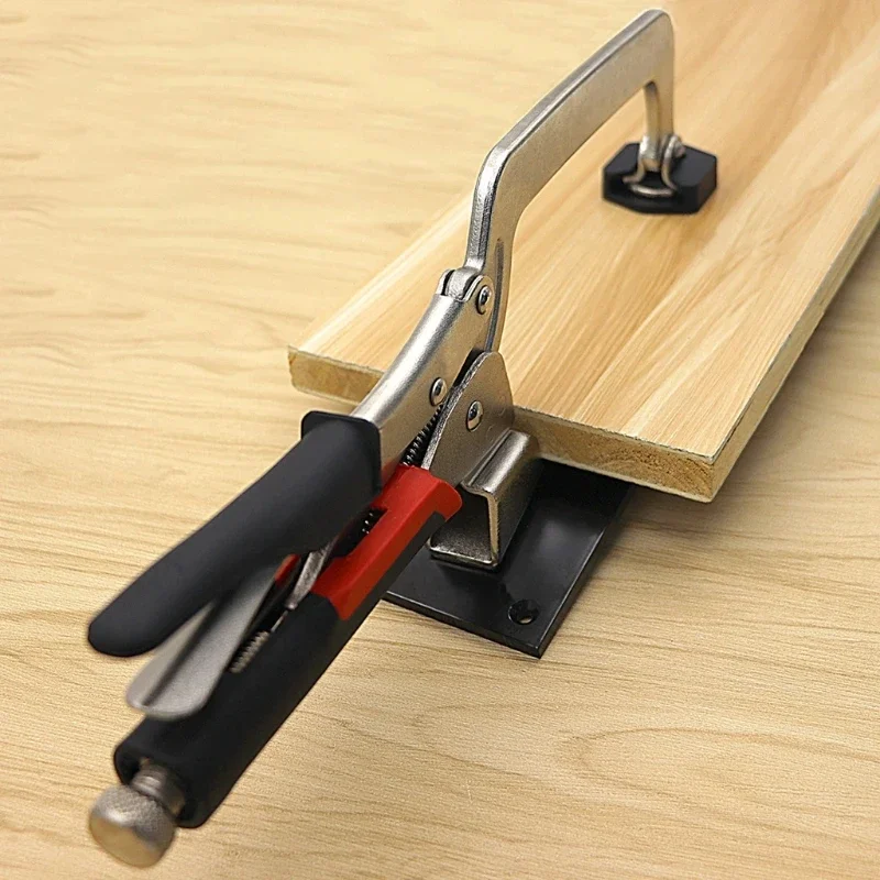 Woodworking Adjustable Rotary Carpentry Fixing Clamp 75mm/150mm High Clamping Force 360° Rotation Fits 8.3mm T Track