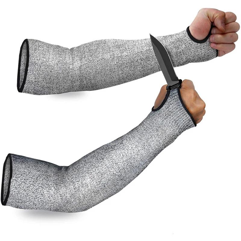 1PC Safety Sleeves Anti Cut Arm Puncture Gloves Cutting Resistant Bracers Protector for Garden Repairing Work Arm Guard Gloves