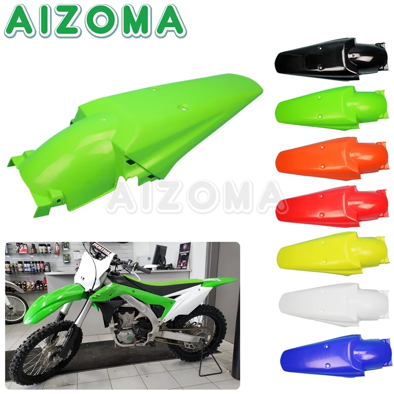 Supermoto Bike Universal Rear Fender Motocross Offroad Dirt Bike Enduro Tail Protector Mudguards For Ducati Kawasaki KLX KX KXF