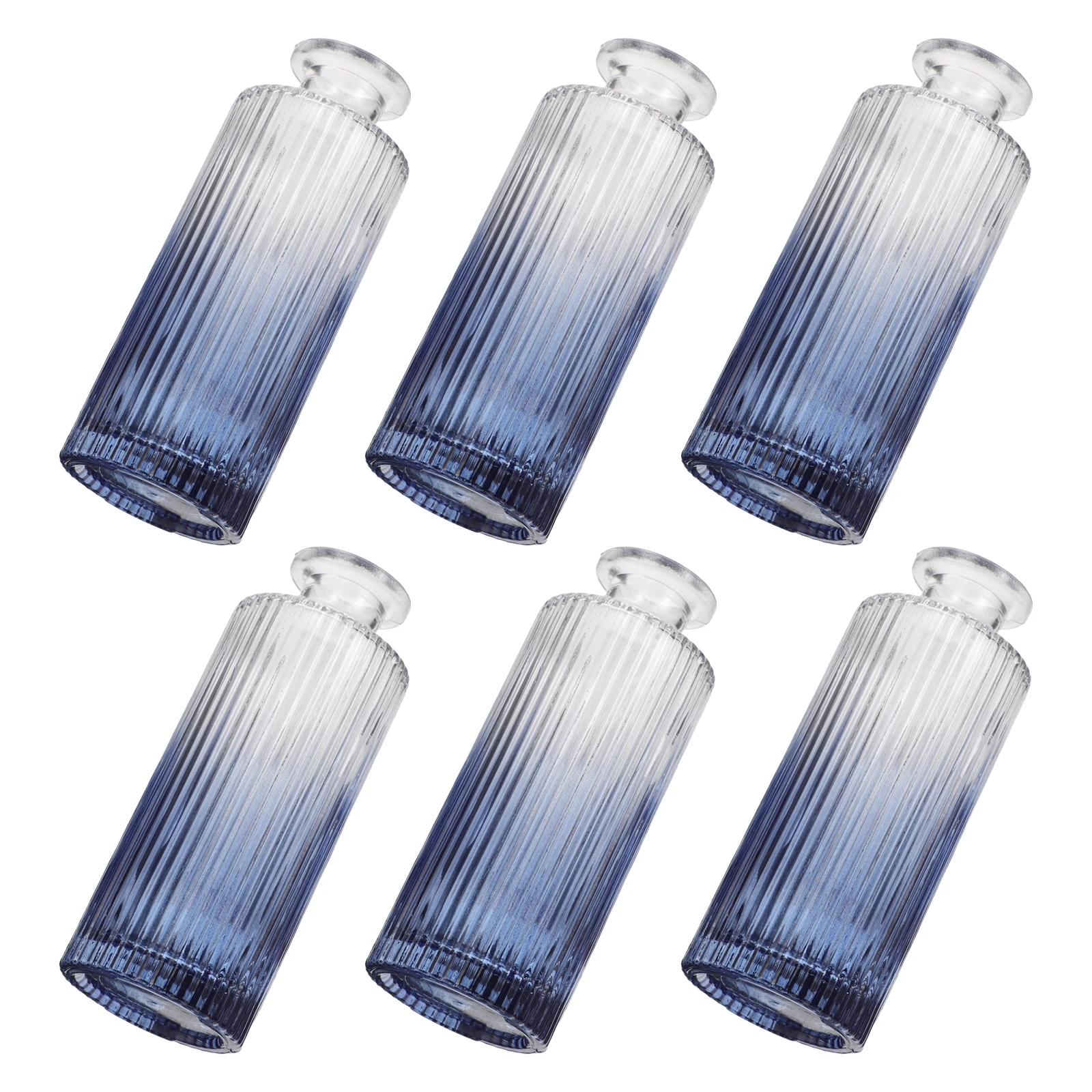 

6 Pcs Diffuser Essential Oil Bottles Vintage Decorative Aromatherapy Glass Small