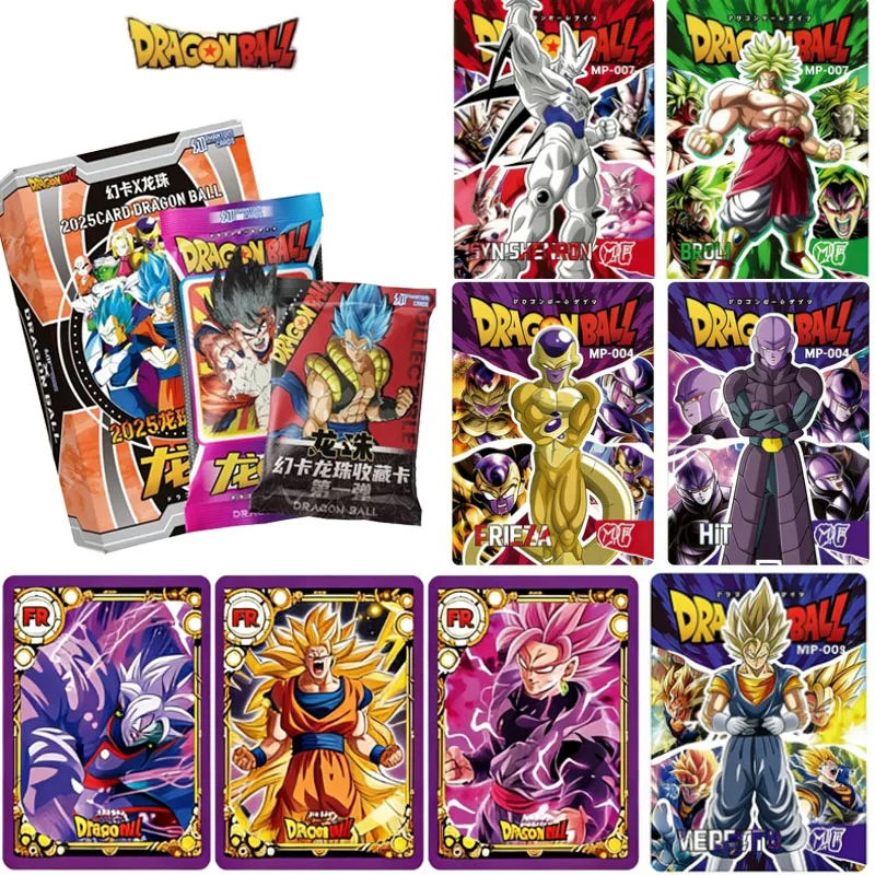 Dragon Ball Card Dragon Ball Illusion Card Characters Son Goku Vegeta IV Combat Special Skill XR Anime Collection Cards Toy Gift