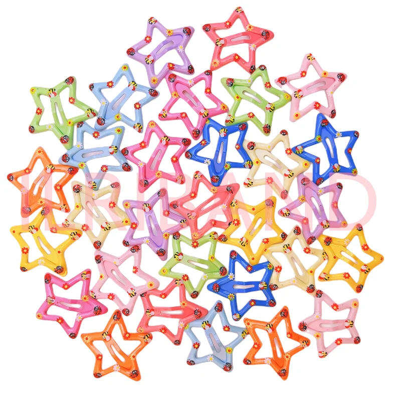 20 Stück/Set 3CM Mini-Stern-Haarspangen für Kinder, Glitzer-Metall-Haarclips, Haarklammern, Mädchen-Haaraccessoires, Kopfschmuck, Styling-Werkzeuge – Detail 12