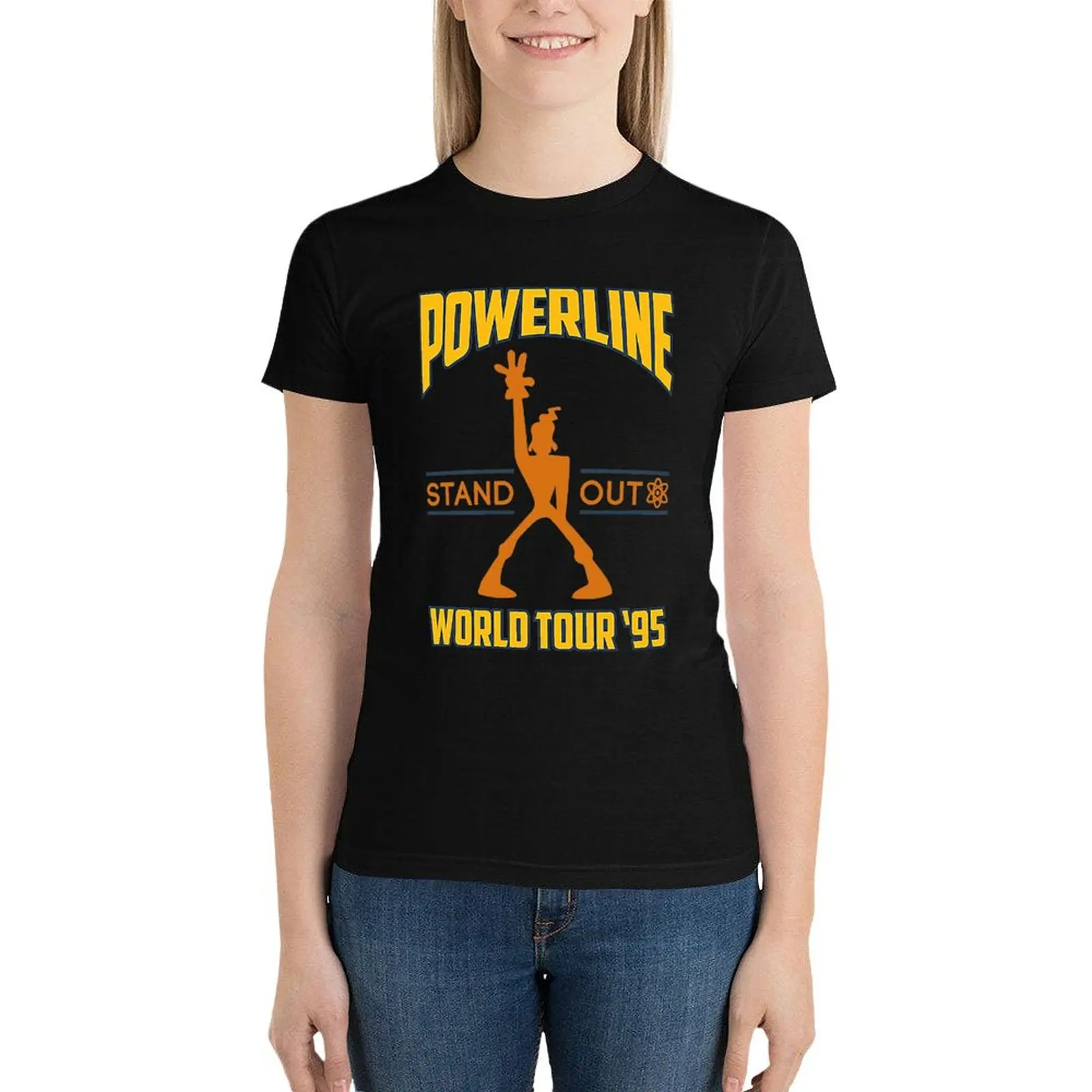 Powerline Concert Tee T-Shirt cute clothes plus size tops white t-shirts for Women