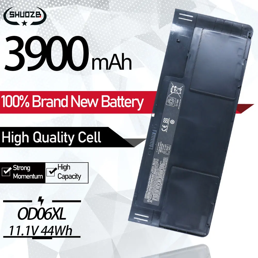

Аккумулятор для ноутбука OD06XL HSTNN-W91C H6L25AA H6L25UT 698943-001 для HP EliteBook вращающейся 810 G1 (C9B03AV) HSTNN-IB4F 11,1 V 44WH Новинка
