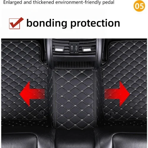 Imagen 2 del producto Alfombra de suelo de coche de cobertura completa personalizada para Hyundai Tucson 2024 2023 2022 2021 2020 2019 2018, accesorios interiores de coche, alfombra