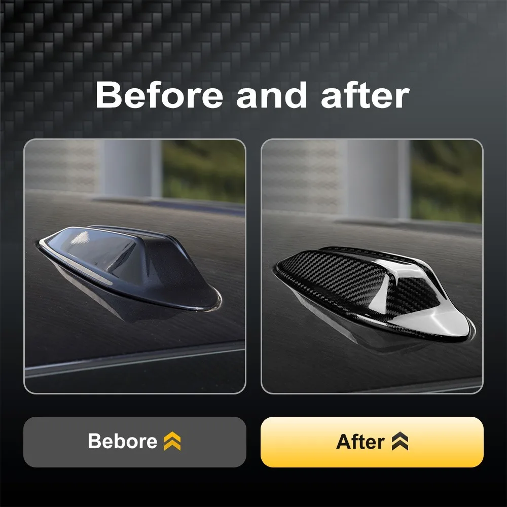 

Carbon Fiber Antenna Cover For BMW G20 G28 G87 G80 G82 G67 M3 Styling Antennas Radio Signal Aerials Car Decoration Accessories