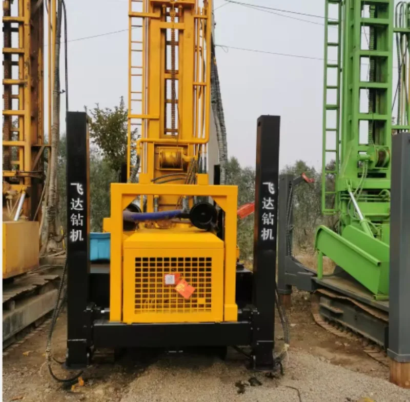 Customized Hot Selling 300m Depth Core Pneumatic Water Well Drilling Rig For Rocky Underground Mountain Borehole Machines