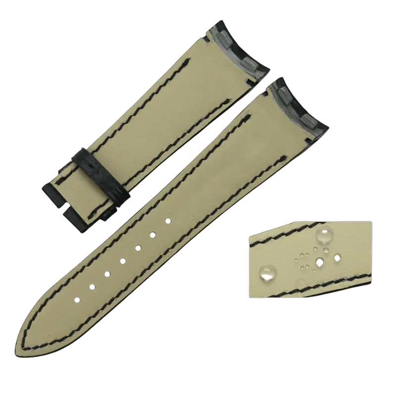 Для позолоченной серии ULYSSE NARDIN. Ремешок для часов из крокодиловой кожи