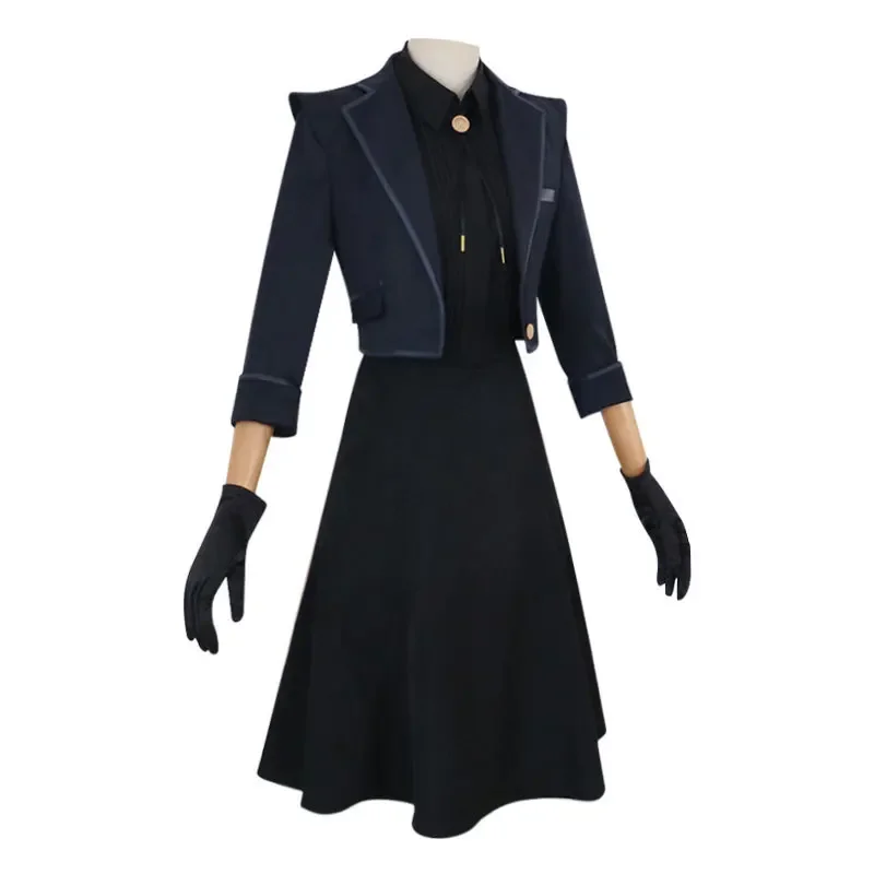 Film Draco Malfoy Costumi Cosplay Uniforme scolastica nera Vestito per ragazzi e ragazze Gioco di ruolo Vestito di carnevale di Halloween