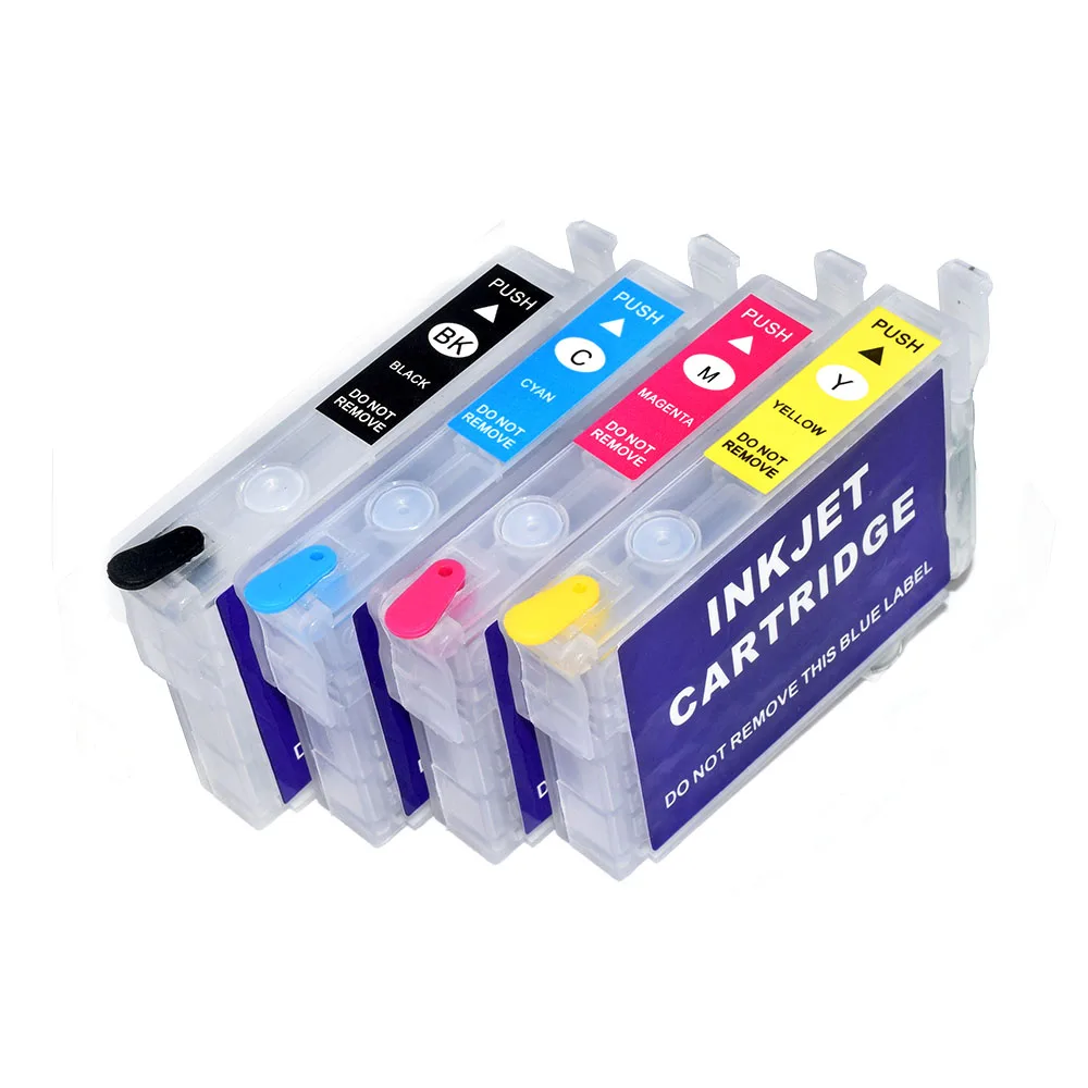 US T1271 T127 T1275 Refillable Ink Cartridge Or ARC Chip For Epson Workforce 60 545 645 840 845 WF-3520 3530 3540 7010 7510 7520