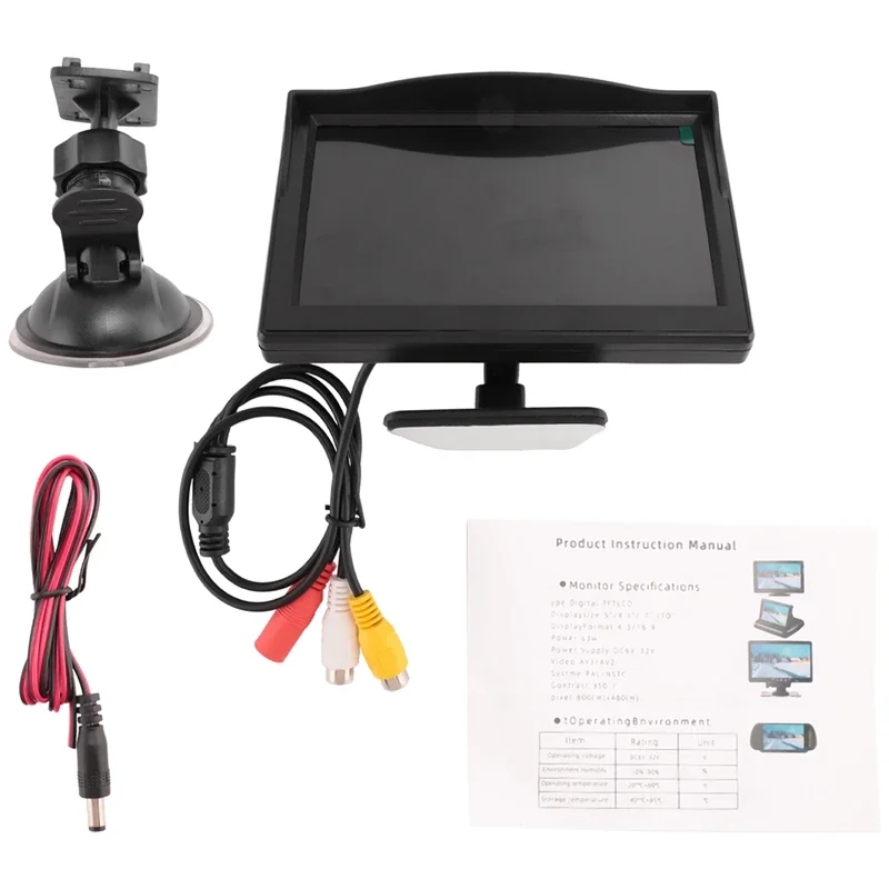 Pop 5 Inch 800X480 TFT LCD HD Screen Monitor With Dual Mounting Super Hot Iew/DVD/Media Player