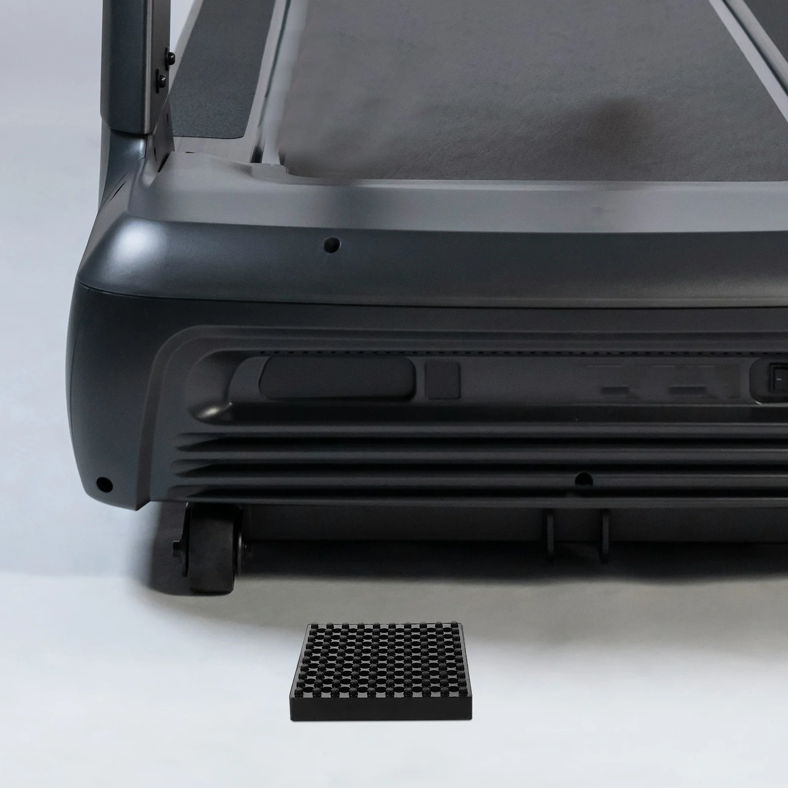 

Rubber Treadmill Shock Absorbing Mat Durable Gym Floor Mat Noise Reduction Protector for Workout Home Office Treadmill Pad