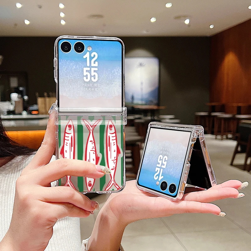 Sardines Crab Pattern Phone Ca - đánh giá và giá Phone Cases Z Fold 4