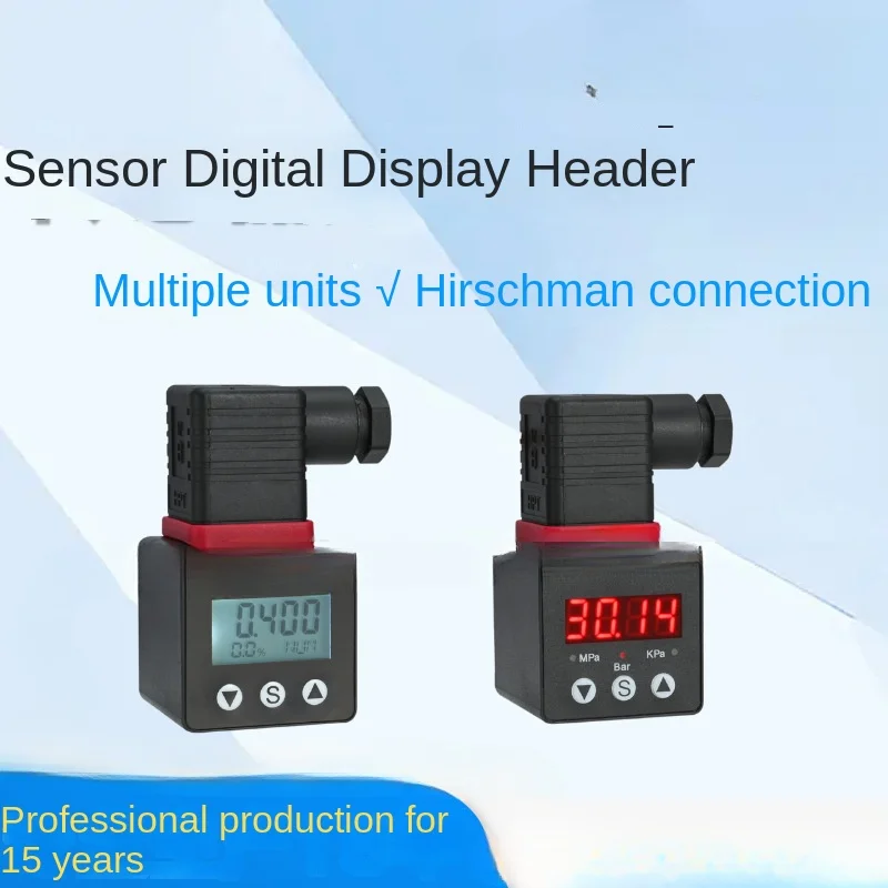 

HPT-14 Hessman connector display head LCD/LED temperature and pressure transmitter sensor digital display