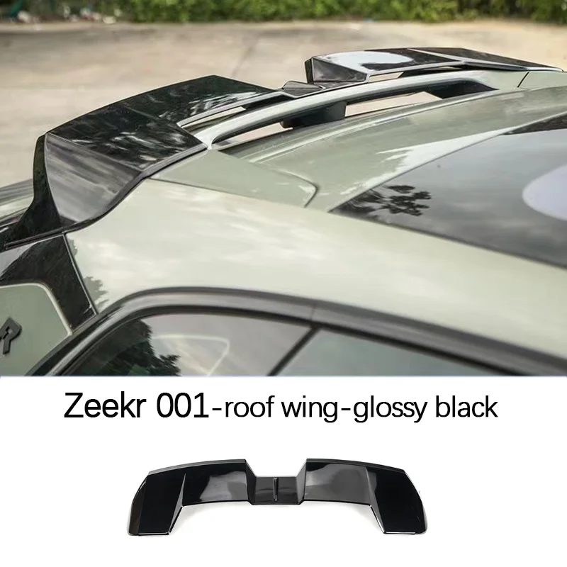 ZEEKR 001 2021-2024 MC Racing Sports Top Wing Wing Tail Wing Trunk Spoiler Lip ABS Wing Spoiler Car Styling Accessories