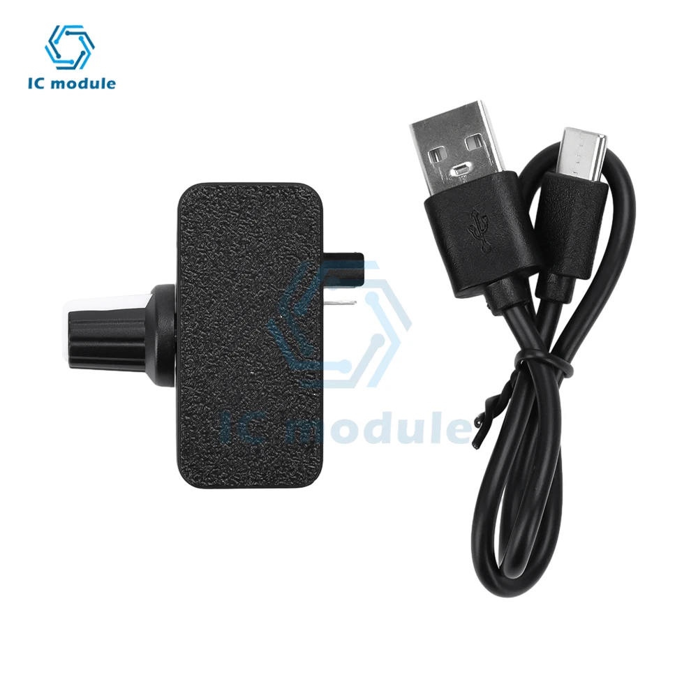 Mini PWM Speed Controller 4Pin Fan Speed Controller TYPE-C USB Interface Power Supply DIY Water Cooler Black/White