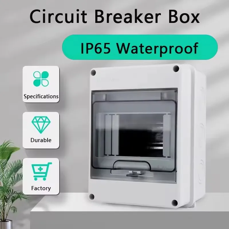 HT IP65 18 way Distribution Box Waterproof MCB Box Panel Installation Distribution Box Waterproof Junction Box
