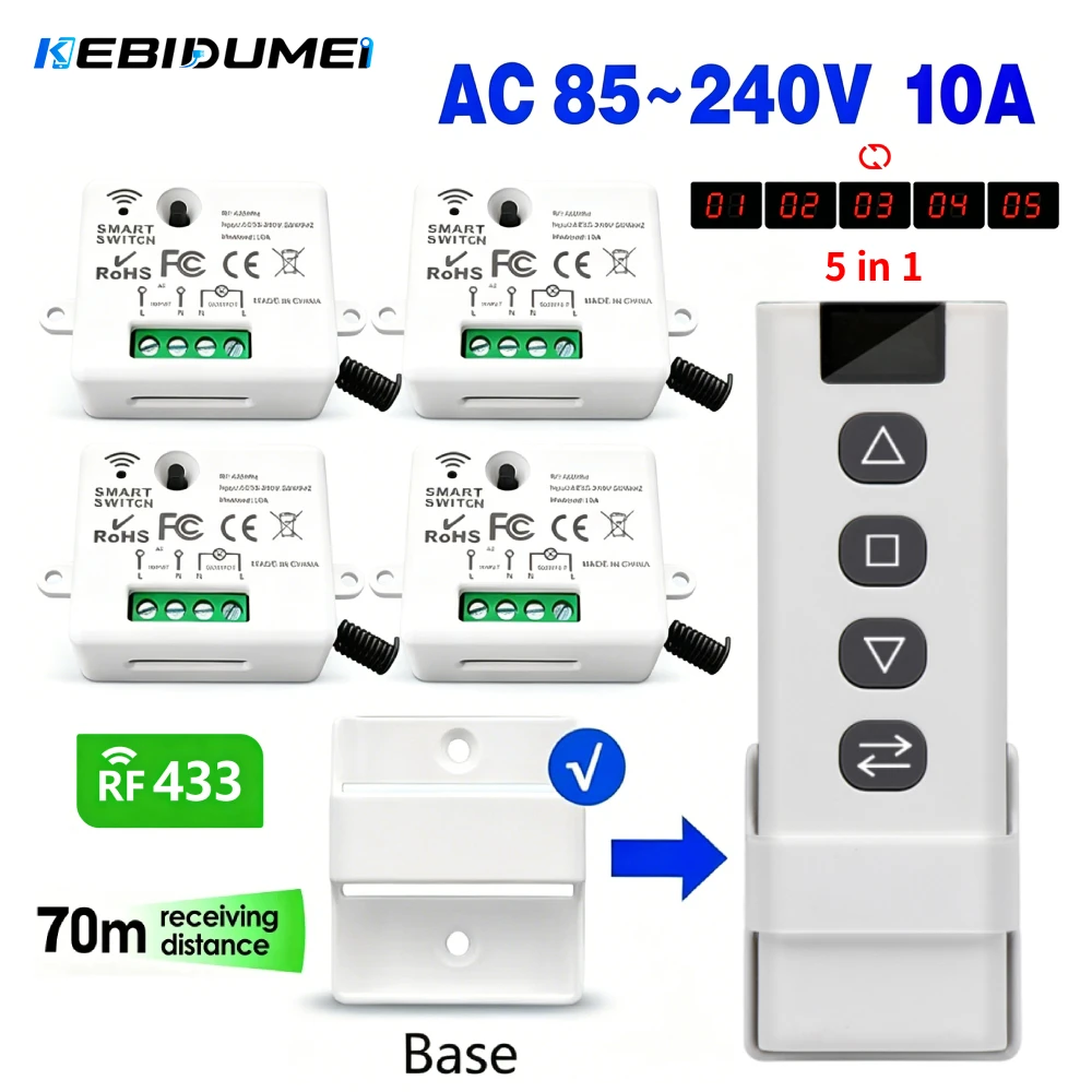 433Mhz Receiver Module - Interruptor de Luz Inteligente Inalámbrico RF