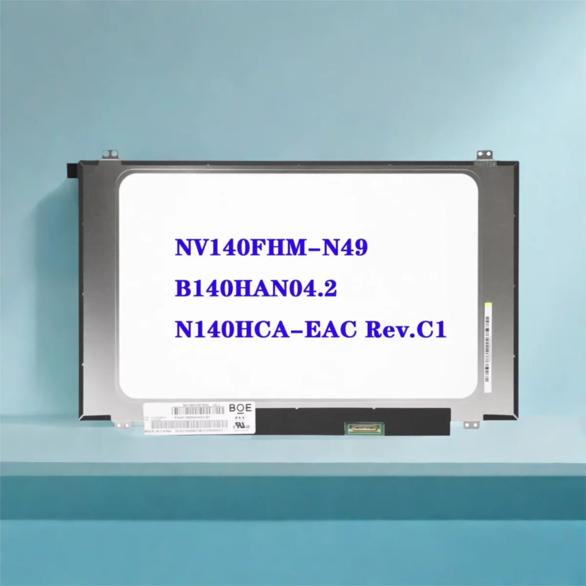 

14.0" Slim Laptop LCD Screen NV140FHM-N49 B140HAN04.2 N140HCA-EAC Rev.C1 C3 FHD 1920*1080 EDP 30Pin IPS Display Panel