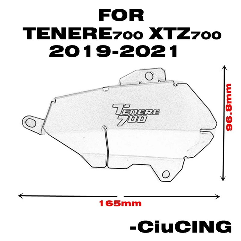 Motorcycle Engine Guard Cover Set, For YAMAHA Tenere 700 XT700Z XTZ 700 T7 T700 2019-2021 Engine Protector