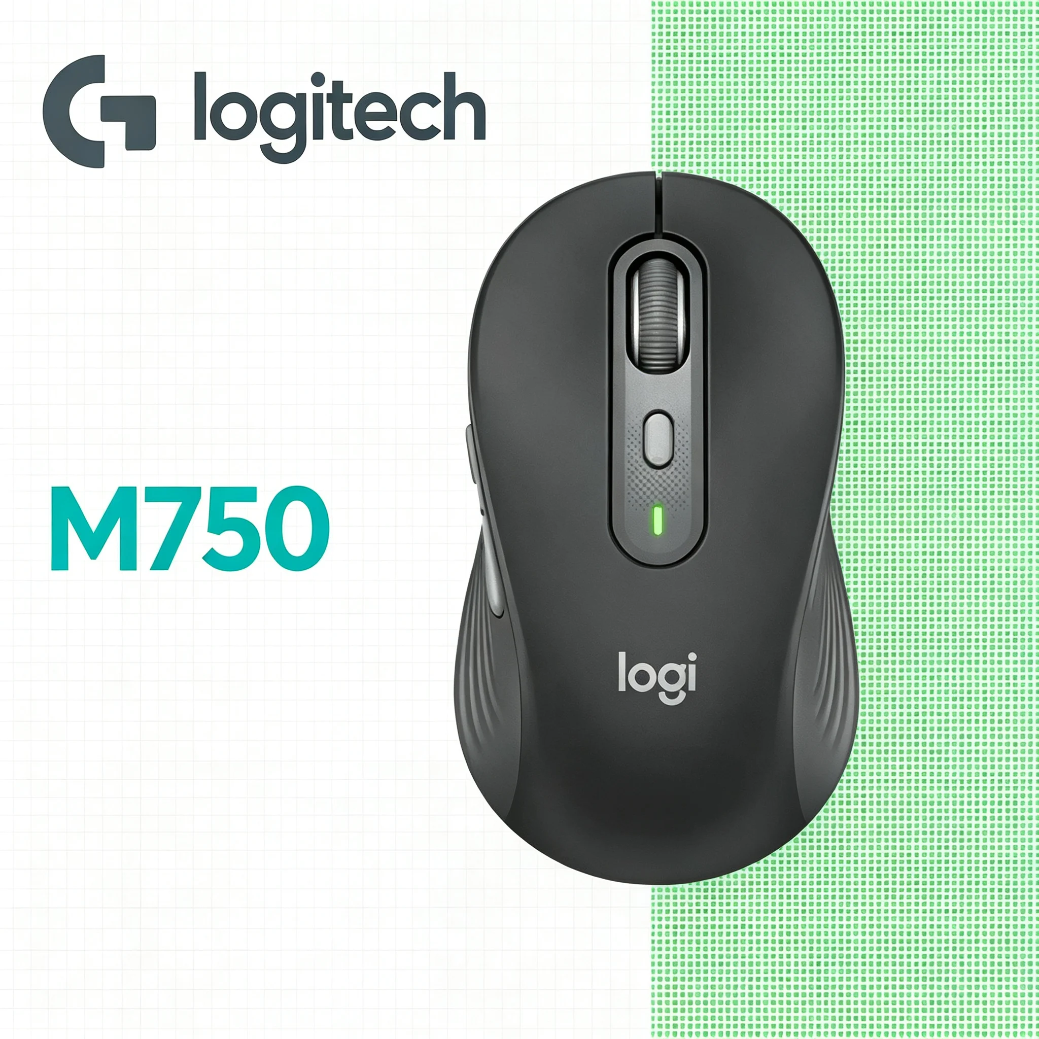 Logitech M750 Office Wireless Mouse Multi‑Device Switch Bluetooth & 2.4G Ergonomic Silent Mice For Desktop Laptop Notebook