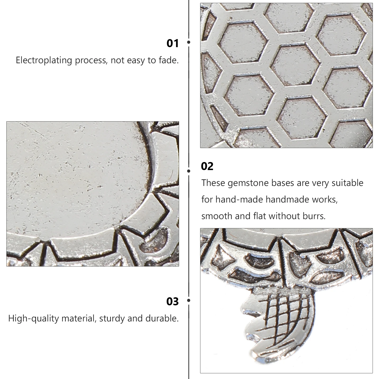 

20pcs Bases Jewelry Bezel Rustproof Jewelry Base Pendant Blanks Zinc Alloy Smooth DIY Sea Turtle Vintage Accessories