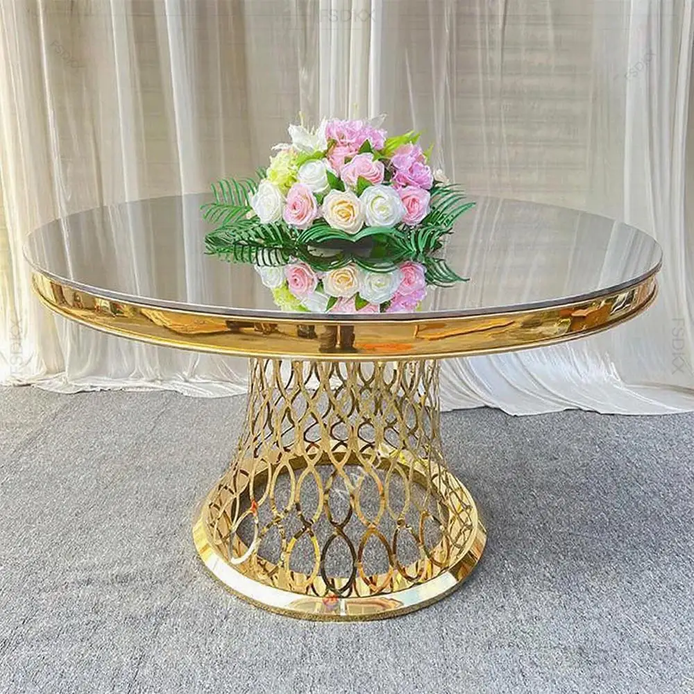 

Foshan FSDKX Wedding Table Clear Glass Modern Design Table Wedding Table