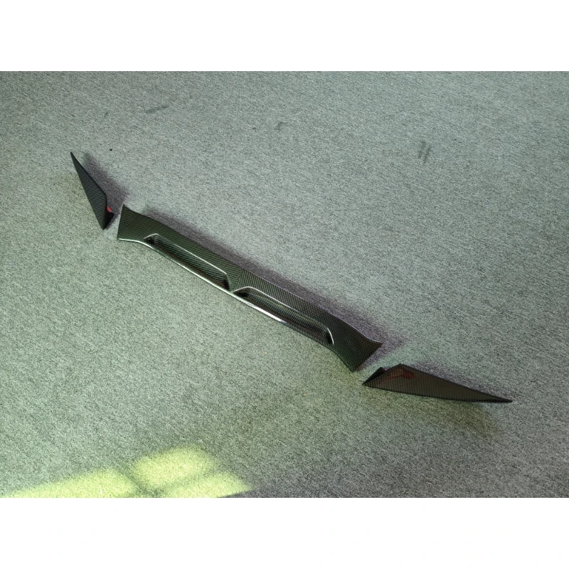 High Quality POR‑Style Dry Carbon Fiber Trunk Wing Spoiler Body Kit Auto Exterior Accessories Fit 2019‑2022 GT