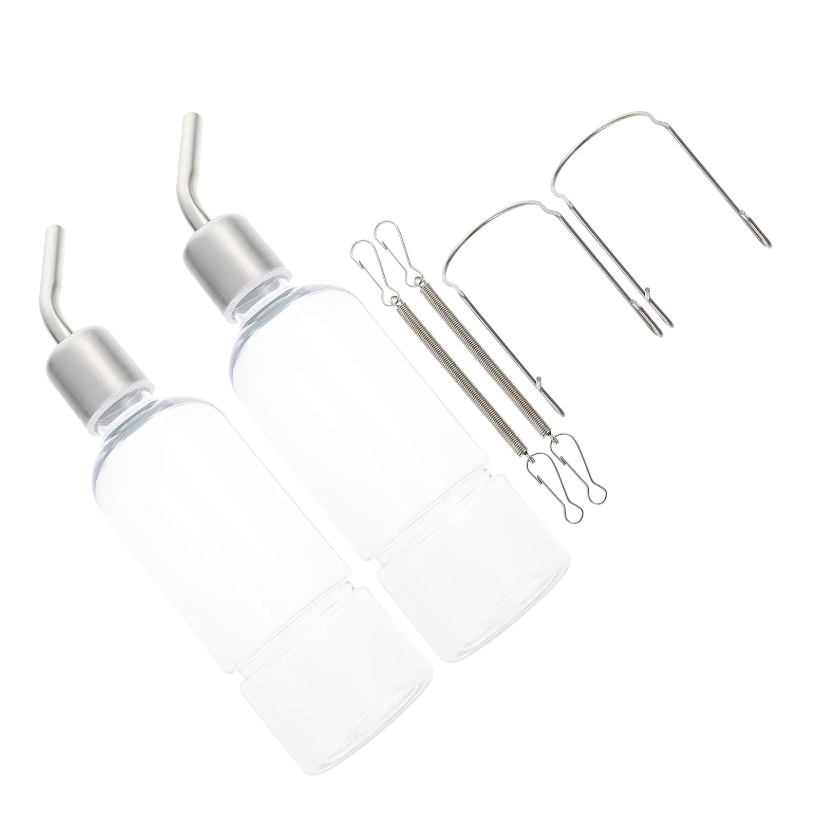 

2pcs Rabbit Water Bottle Leakproof Hanging Pet Drinking Dispenser For Hamsters Chinchillas Guinea Pigs Feeder Pets Accessories