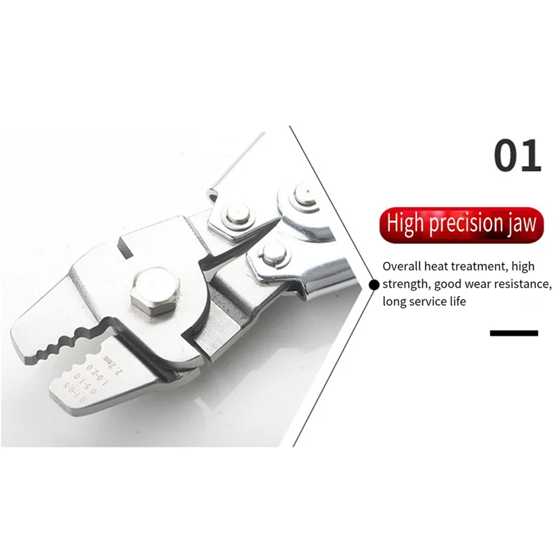 Aluminum Sleeve Crimping Pliers Cable Rope Cutter And Crimper 2-In-1 Metal Plate Crimping Tool Parts
