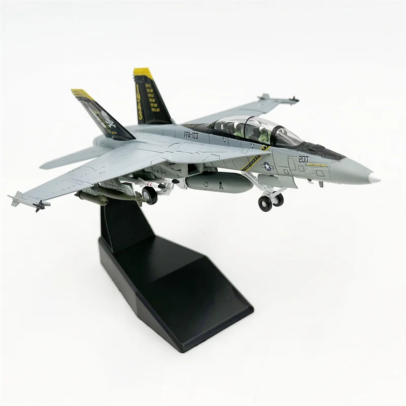 

1:100 F/A-18F Super Hornet Jolly Roger VF103 fighter aircraft model ornaments