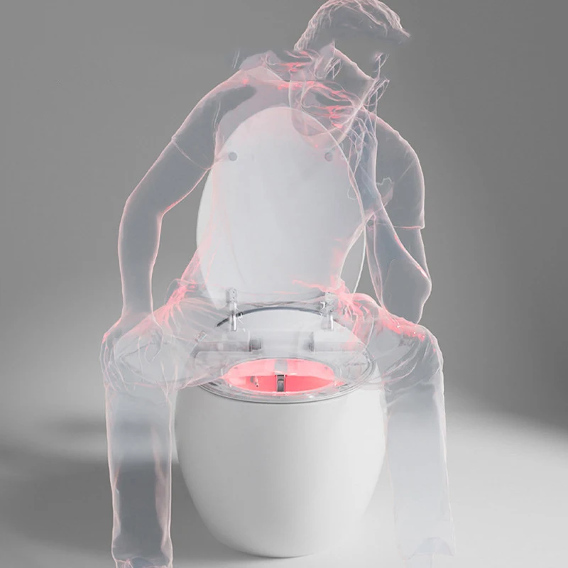 Egg Shape Smart Toilet Foot Sensor One-Piece Smart Toilet Seat Auto Flush Warm Air Drying Heated Seat Smart Toilet Intelligent