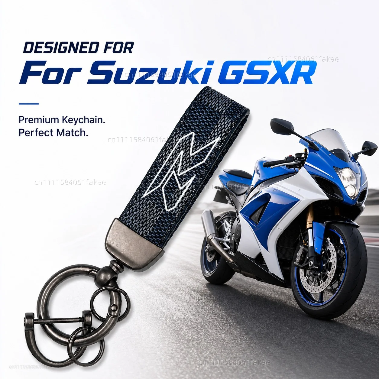 For Suzuki GSXR 600 750 1000 GSX-R 600 750 1000 125 150 1998-2023 Motorcycle Keychain Custom Logo Gift for Rider Men Women
