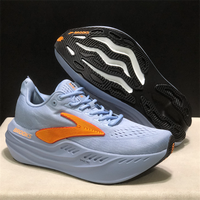 Original Brooks Men's Casual Sneakers Glycerin Max Super Elastic Lightweight Breathable Cushioned Running