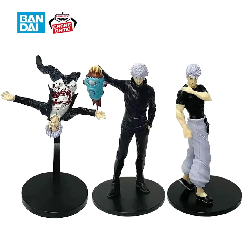 Bandai 19cm Jujutsu Kaisen figura de Anime AWAKENING Satoru Gojo PVC juguetes de modelos coleccionables niños cumpleaños regalos de navidad