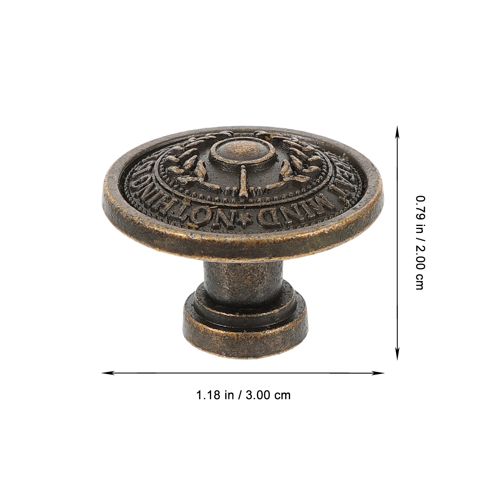 

4pcs Vintage Dresser Knobs Cabinet Drawer Handles Metal Pulls Closet Cupboard Furniture Decorative Door Knob Durable Sturdy