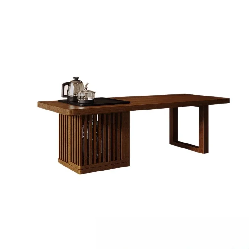 Solid wood side table, creative home living room tea table, light luxury coffee table