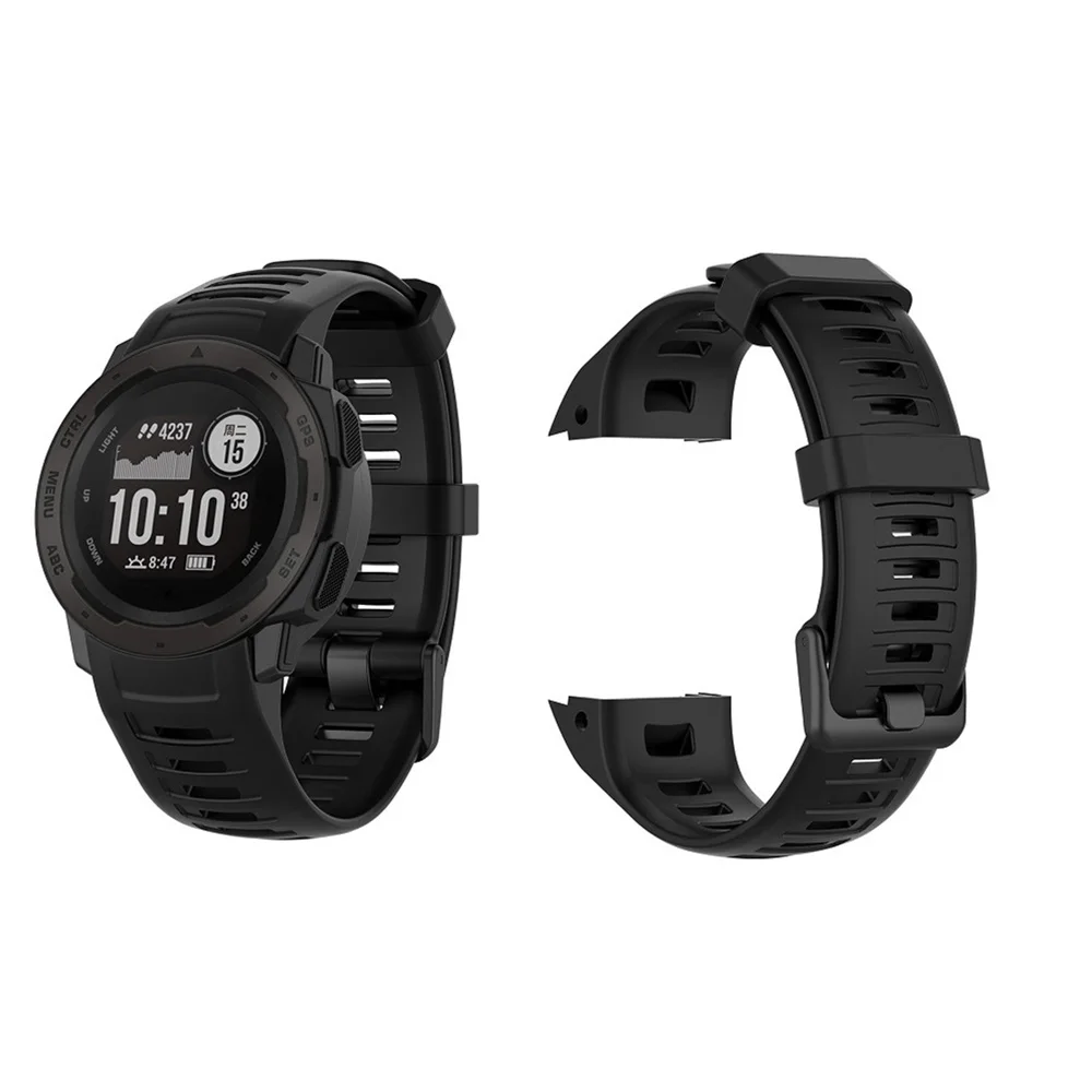 Watchband for Garmin Instinct Silicone Watch Strap fit Instinct 2/Esports/Tide/Solar