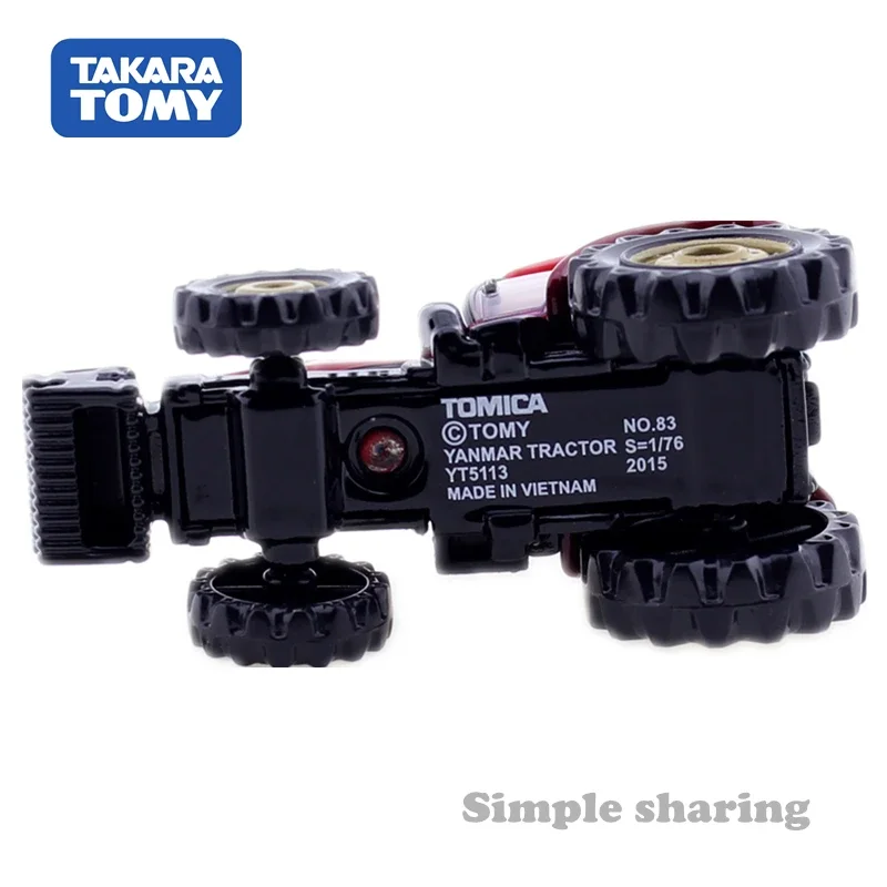 Takara Tomy Tomica Nr. 83 Yanmar Traktor YT5113 Maßstab 1/76 Auto Hot Pop Kinderspielzeug Kraftfahrzeug Druckguss Metallmodell Sammlerstücke