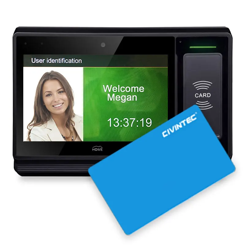Portable Biometric Machine Access Control Products Time Attendance System with Poe Print Motion Detection Access Controller