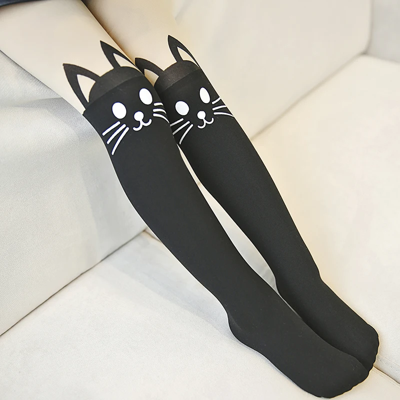 

Fashion and Cute Cartoon Splicing Children Pantyhose Printing GirlsTights Spring and Autumn Kids Stockings